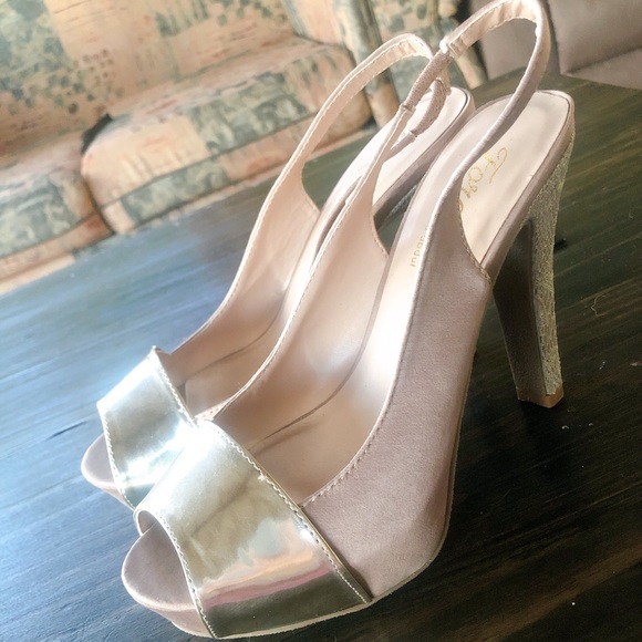 Forever by Paula Abdul Suede Lace High Heels👑💅🏻 - Picture 13 of 13